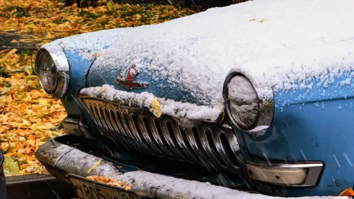 Winter Snow and Ice Blocking ADAS Sensors