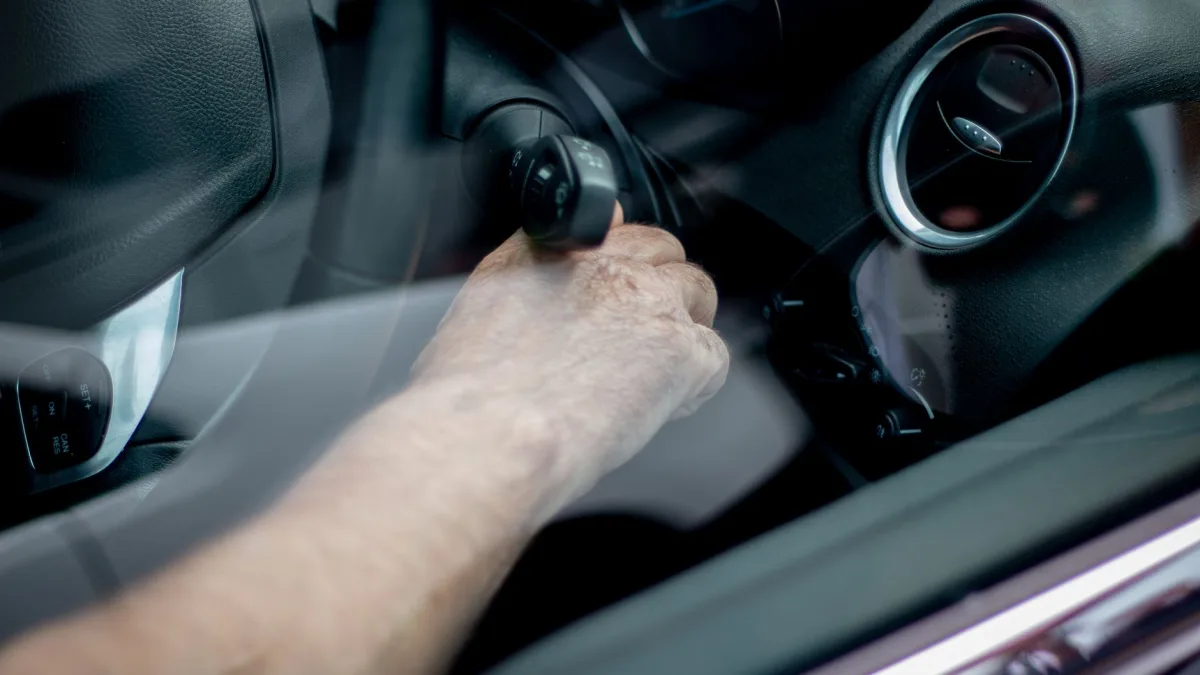 Driver restarting a vehicle to perform a soft system reset